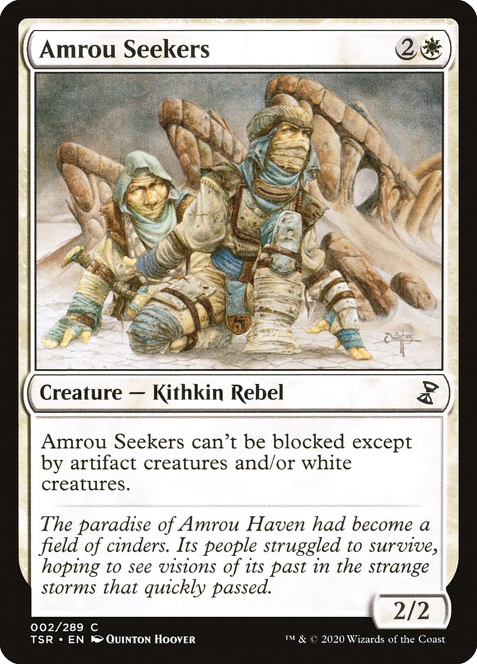 Amrou Seekers – Common Magic: The Gathering card from Time Spiral Remastered (#2)
