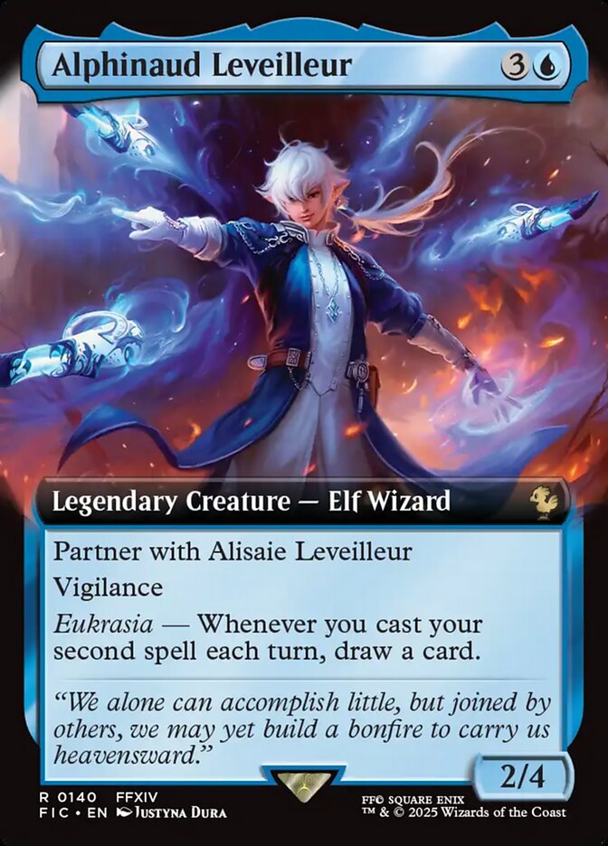 Alphinaud Leveilleur – Rare Magic: The Gathering card from Final Fantasy Commander (#140)