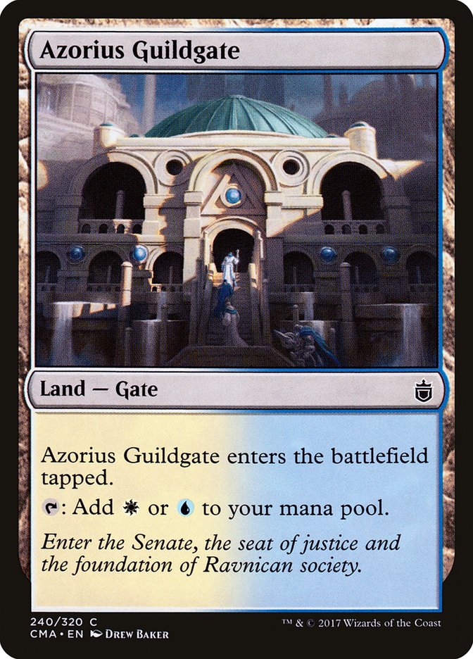 Azorius Guildgate – Common Magic: The Gathering card from Commander Anthology (#240)