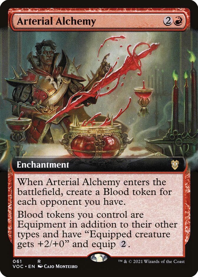 Arterial Alchemy – Rare Magic: The Gathering card from Crimson Vow Commander (#61)