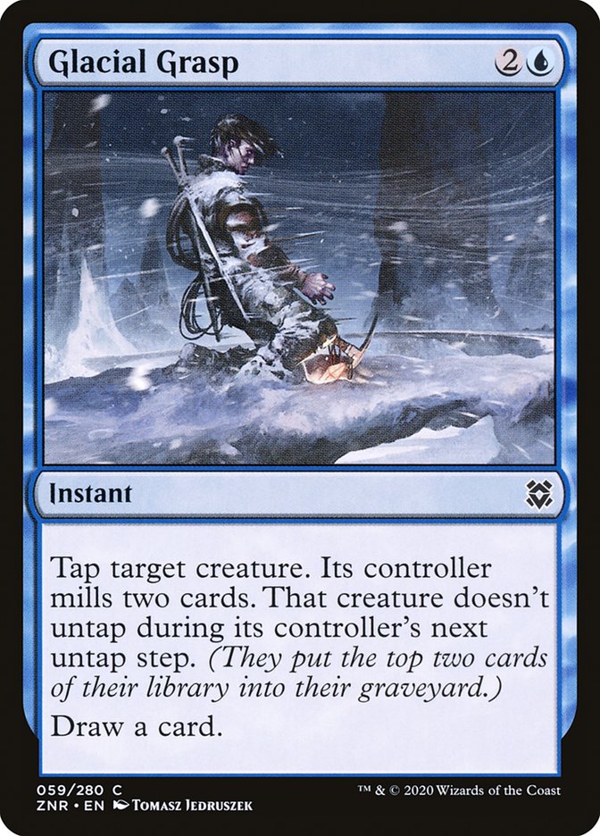 Glacial Grasp – Common Magic: The Gathering card from Zendikar Rising (#59)