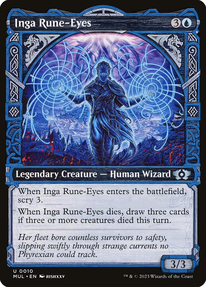 Inga Rune-Eyes – Uncommon Magic: The Gathering card from Multiverse Legends (#10)
