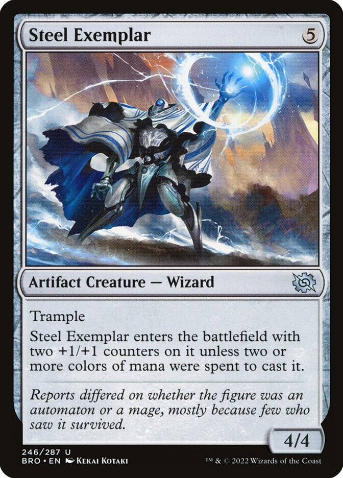 Steel Exemplar – Uncommon Magic: The Gathering card from The Brothers' War (#246)