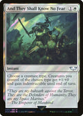 And They Shall Know No Fear – Uncommon Magic: The Gathering card from Warhammer 40,000 Commander (#9★)