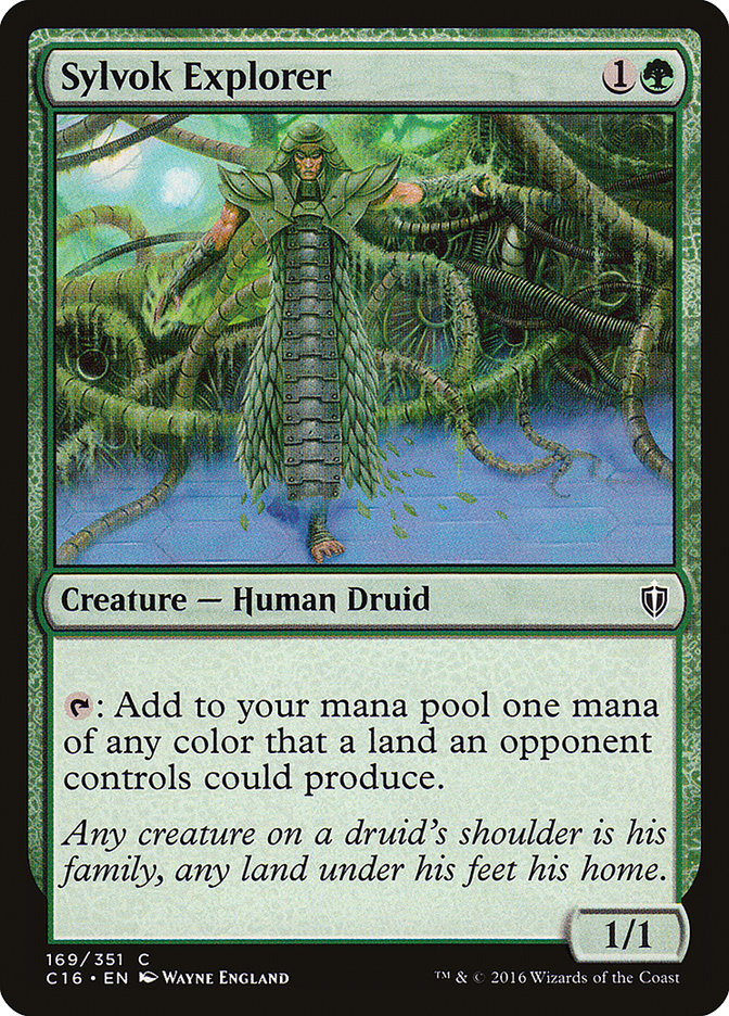 Sylvok Explorer – Common Magic: The Gathering card from Commander 2016 (#169)