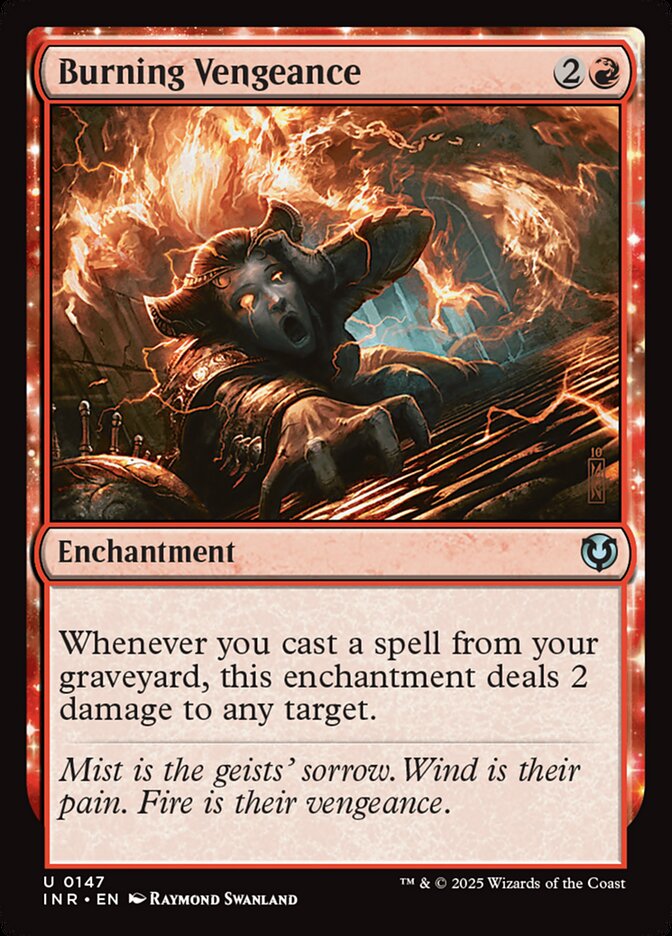 Burning Vengeance – Uncommon Magic: The Gathering card from Innistrad Remastered (#147)