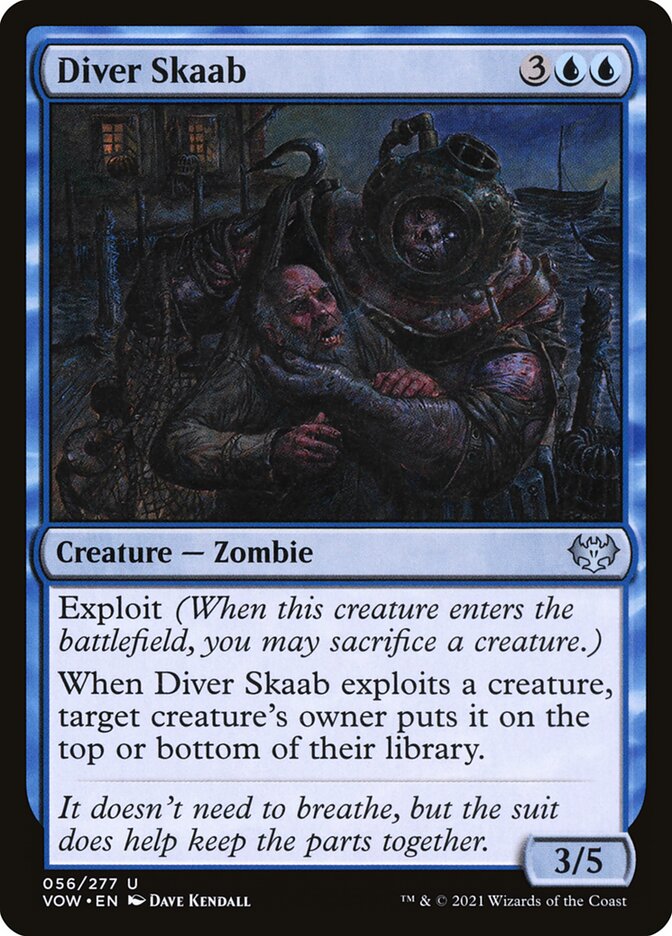 Diver Skaab – Uncommon Magic: The Gathering card from Innistrad: Crimson Vow (#56)