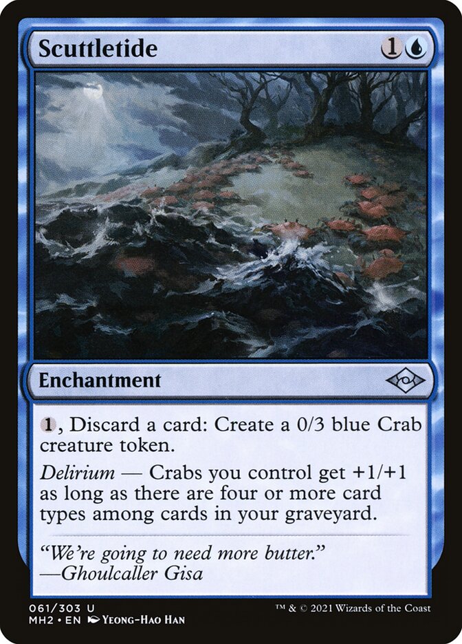 Scuttletide – Uncommon Magic: The Gathering card from Modern Horizons 2 (#61)