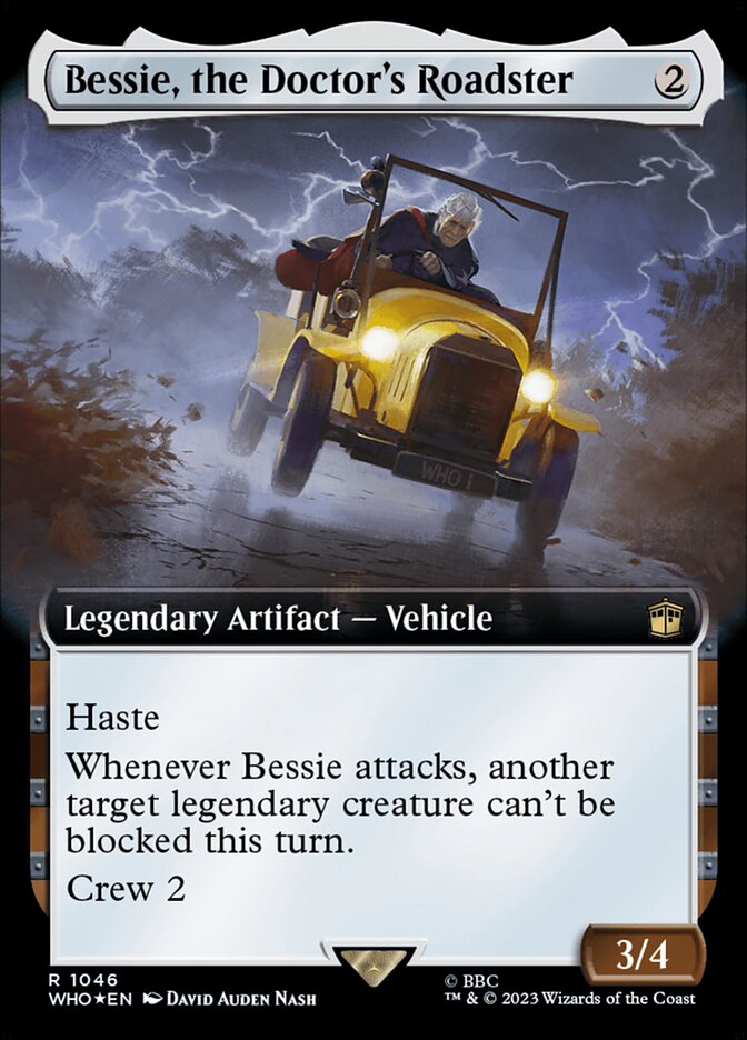 Bessie, the Doctor's Roadster – Rare Magic: The Gathering card from Doctor Who (#1046)