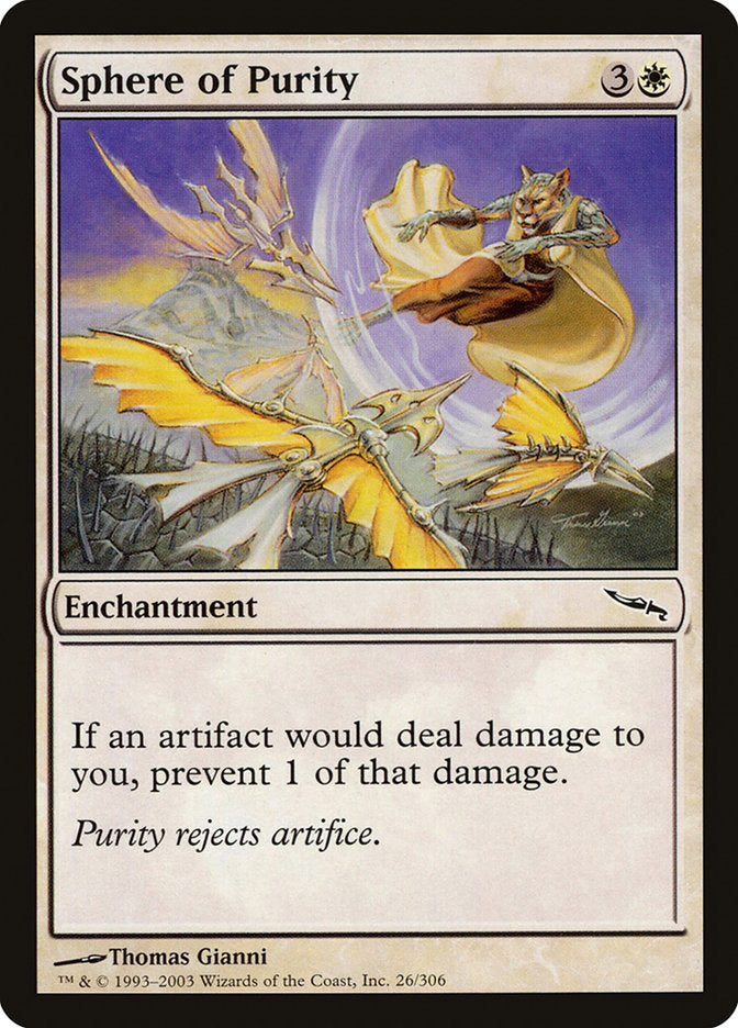 Sphere of Purity – Common Magic: The Gathering card from Mirrodin (#26)