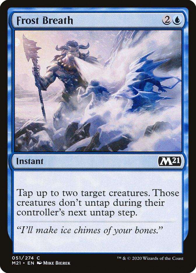 Frost Breath – Common Magic: The Gathering card from Core Set 2021 (#51)
