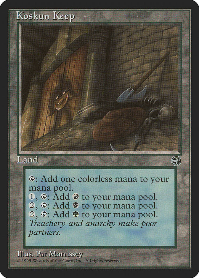 Koskun Keep – Uncommon Magic: The Gathering card from Homelands (#114)