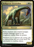 Belligerent Brontodon – Uncommon Magic: The Gathering card from Ixalan (#218)