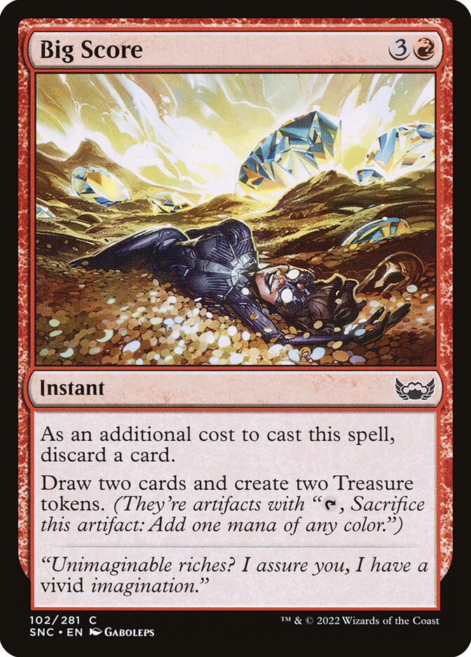 Big Score – Common Magic: The Gathering card from Streets of New Capenna (#102)