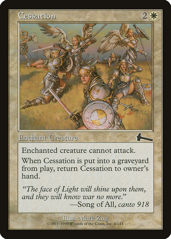 Cessation – Common Magic: The Gathering card from Urza's Legacy (#4)