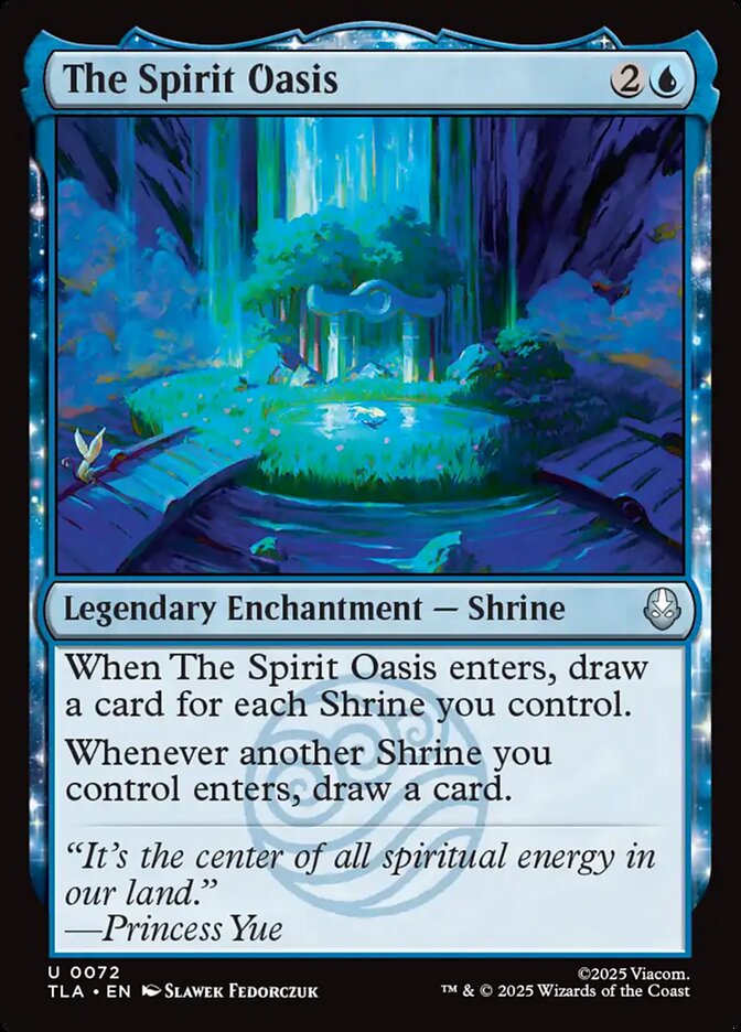 The Spirit Oasis – Uncommon Magic: The Gathering card from Avatar: The Last Airbender (#72)
