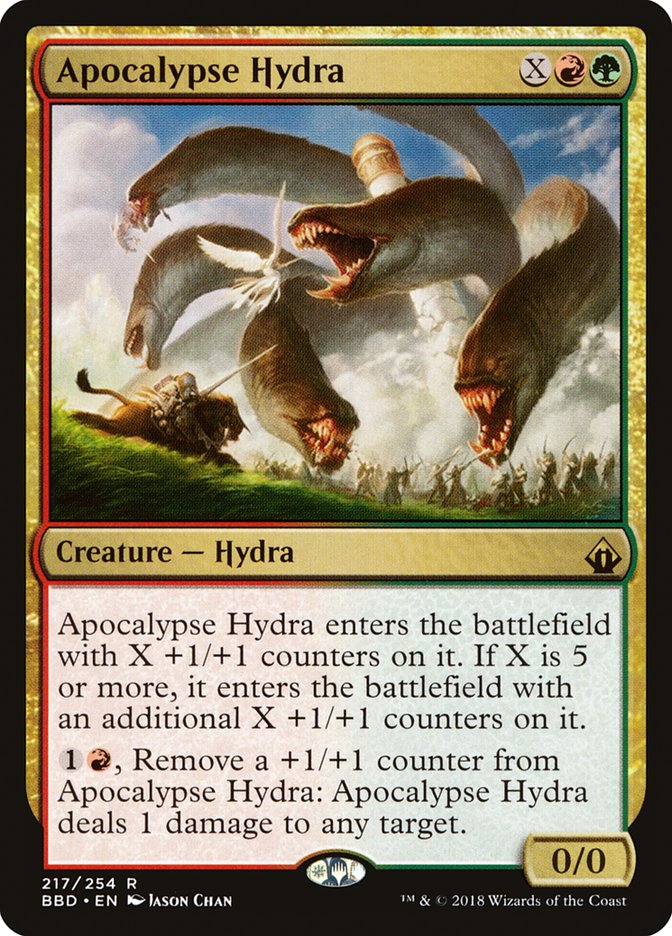 Apocalypse Hydra – Rare Magic: The Gathering card from Battlebond (#217)