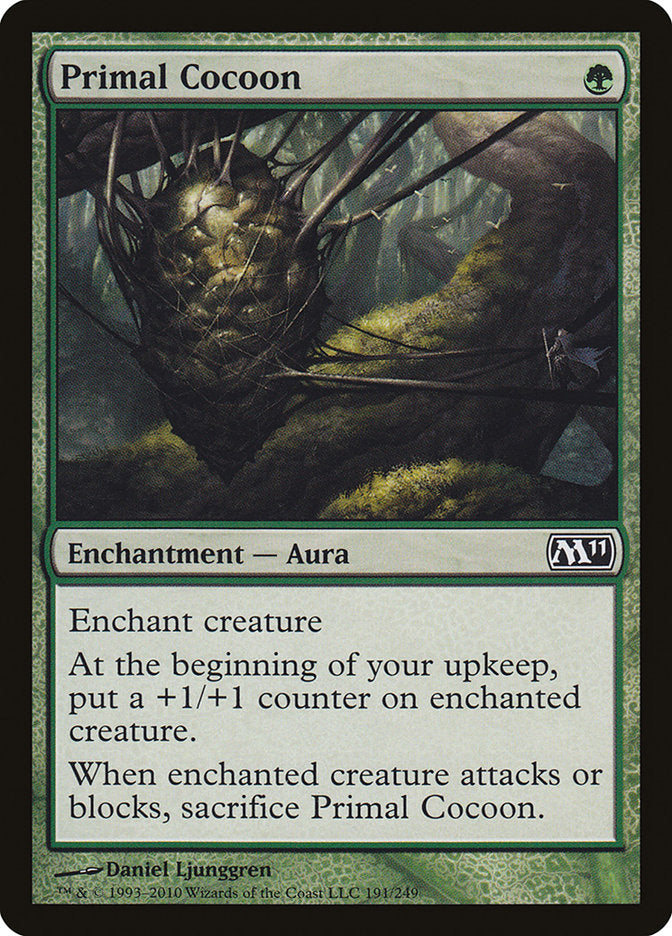 Primal Cocoon – Common Magic: The Gathering card from Magic 2011 (#191)