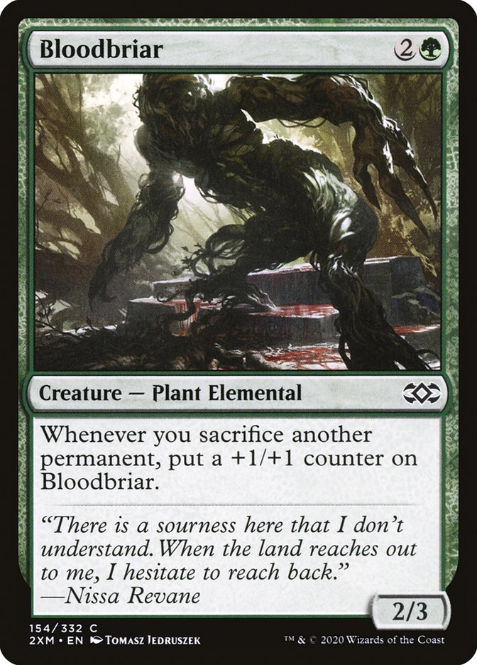 Bloodbriar – Common Magic: The Gathering card from Double Masters (#154)