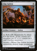 Clay Golem – Uncommon Magic: The Gathering card from Forgotten Realms Commander (#58)