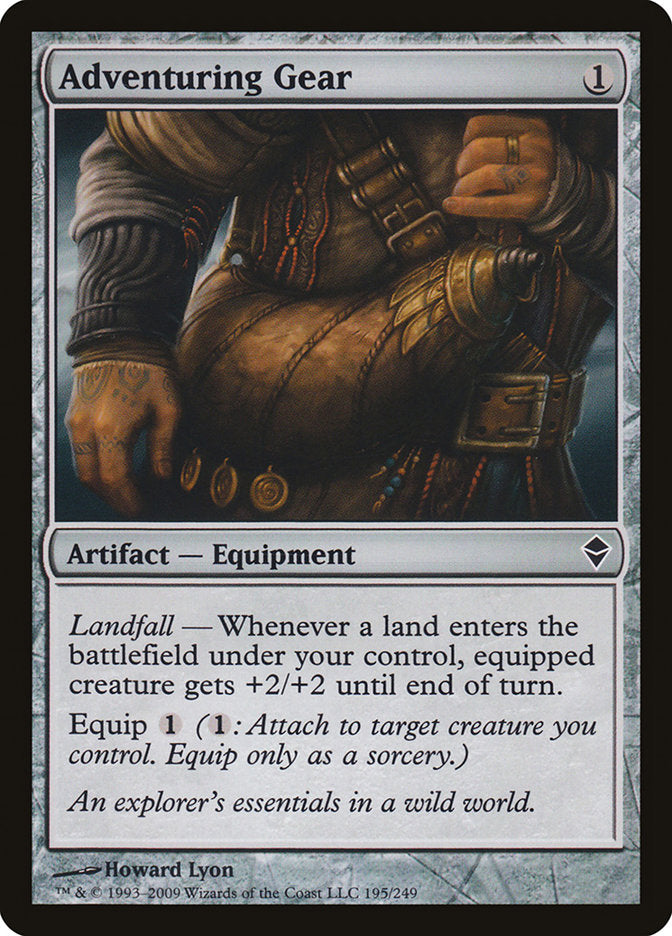 Adventuring Gear – Common Magic: The Gathering card from Zendikar (#195)