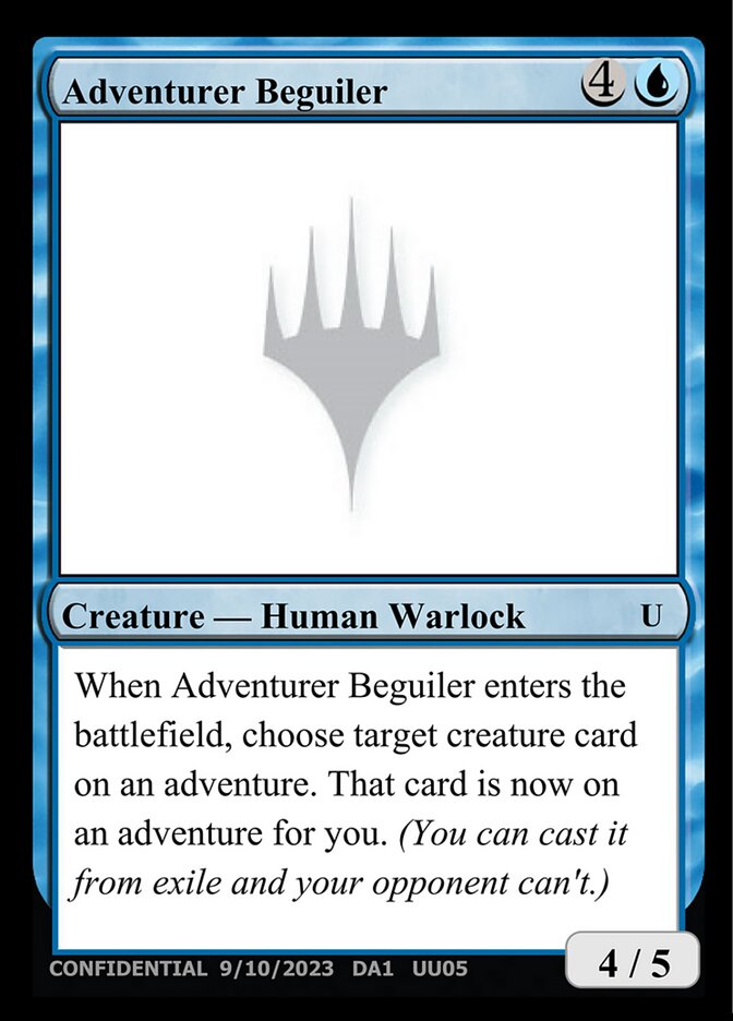 Adventurer Beguiler – Uncommon Magic: The Gathering card from Unknown Event (#UU05)