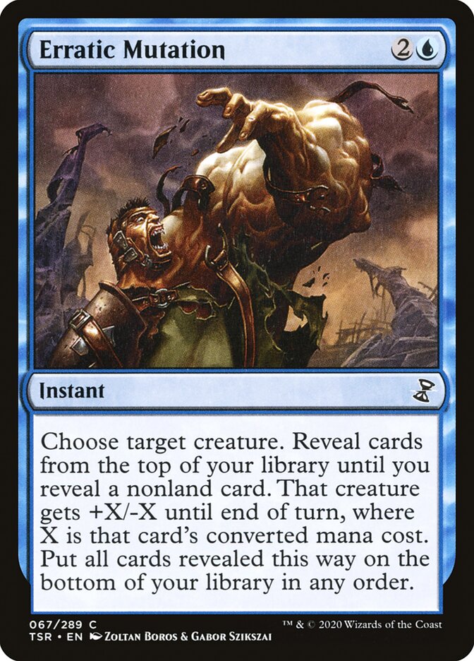 Erratic Mutation – Common Magic: The Gathering card from Time Spiral Remastered (#67)