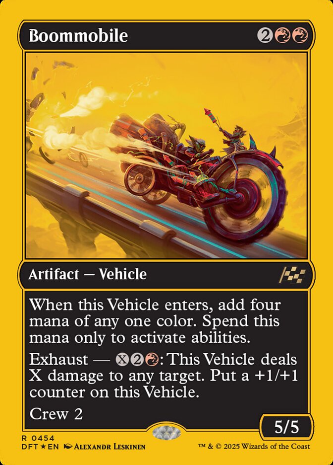 Boommobile – Rare Magic: The Gathering card from Aetherdrift (#454)