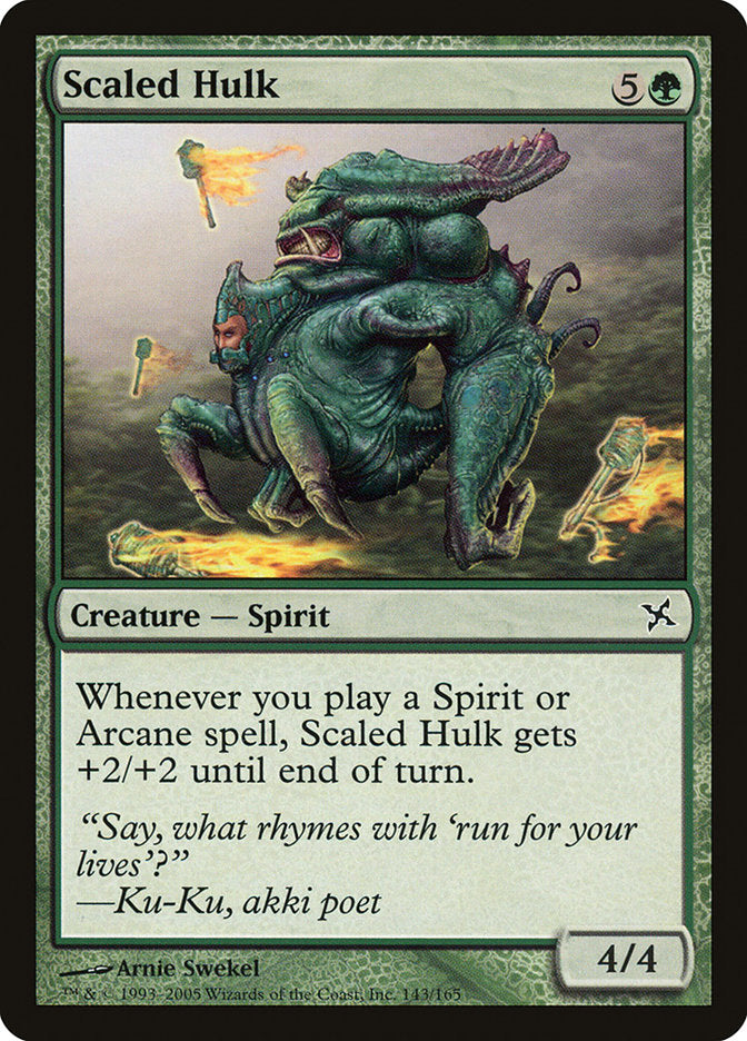 Scaled Hulk – Common Magic: The Gathering card from Betrayers of Kamigawa (#143)