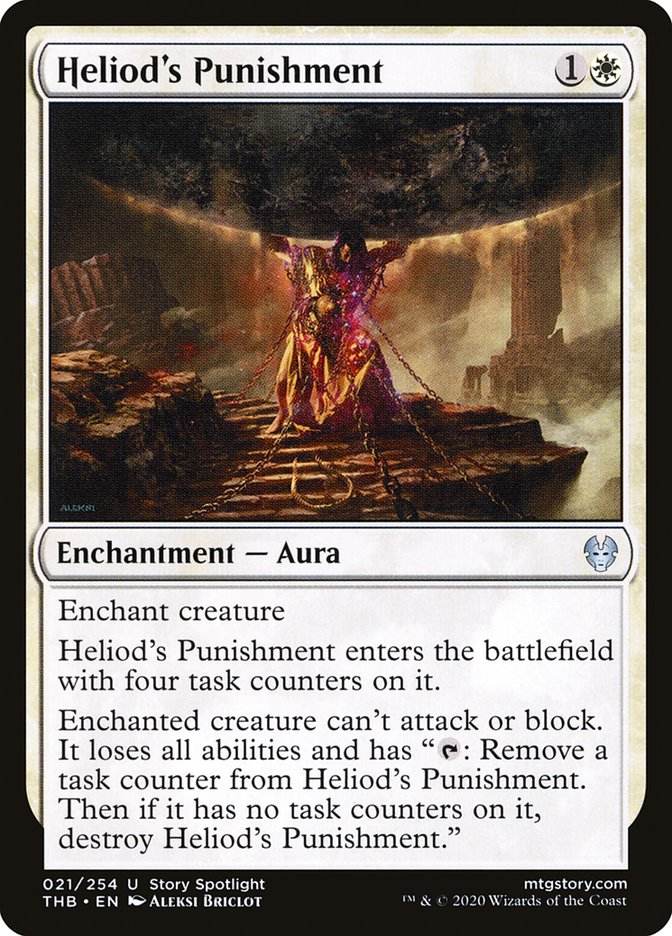 Heliod's Punishment – Uncommon Magic: The Gathering card from Theros Beyond Death (#21)