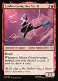 Spider-Gwen, Free Spirit – Common Magic: The Gathering card from Marvel's Spider-Man (#90)
