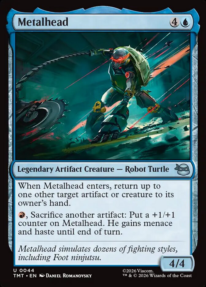 Metalhead – Uncommon Magic: The Gathering card from Teenage Mutant Ninja Turtles (#44)