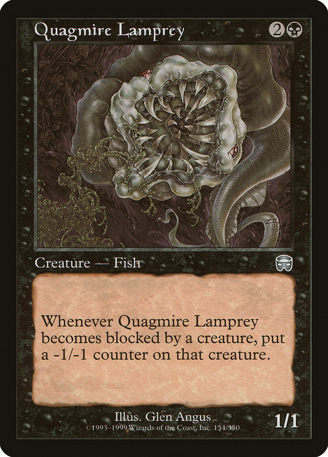 Quagmire Lamprey – Uncommon Magic: The Gathering card from Mercadian Masques (#154)