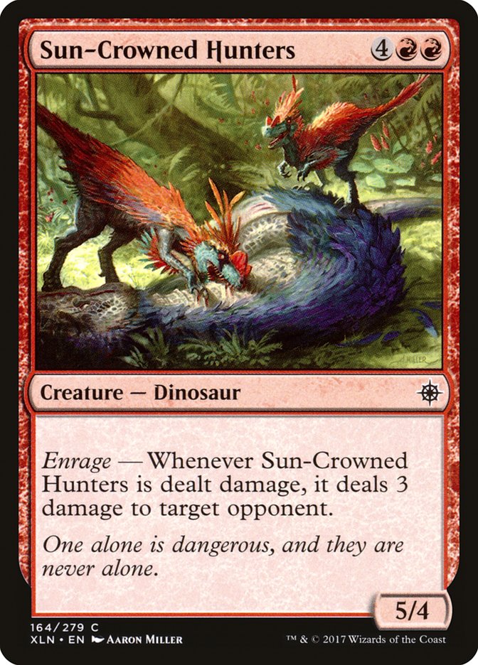 Sun-Crowned Hunters – Common Magic: The Gathering card from Ixalan (#164)