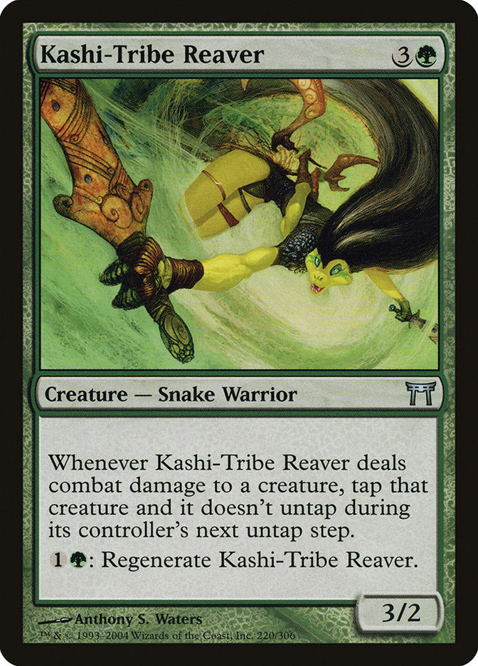 Kashi-Tribe Reaver – Uncommon Magic: The Gathering card from Champions of Kamigawa (#220)
