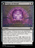 Visage of Dread // Dread Osseosaur – Uncommon Magic: The Gathering card from The Lost Caverns of Ixalan (#129)