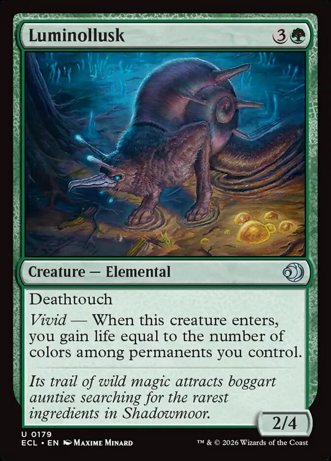Luminollusk – Uncommon Magic: The Gathering card from Lorwyn Eclipsed (#179)