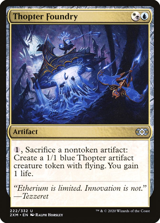 Thopter Foundry – Uncommon Magic: The Gathering card from Double Masters (#222)