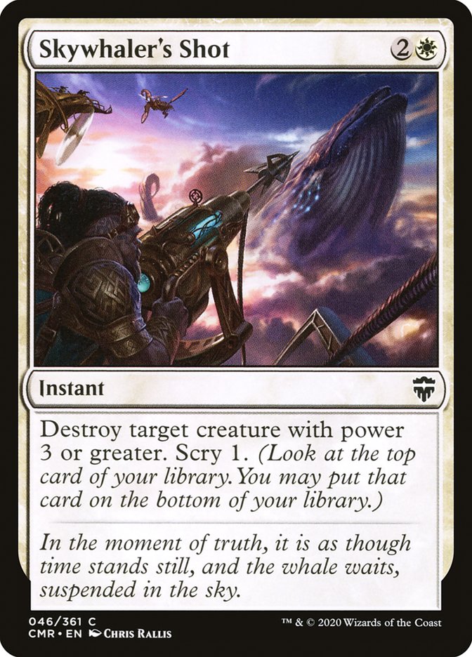 Skywhaler's Shot – Common Magic: The Gathering card from Commander Legends (#46)