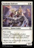 Sunhome Stalwart – Uncommon Magic: The Gathering card from Ravnica: Clue Edition (#73)