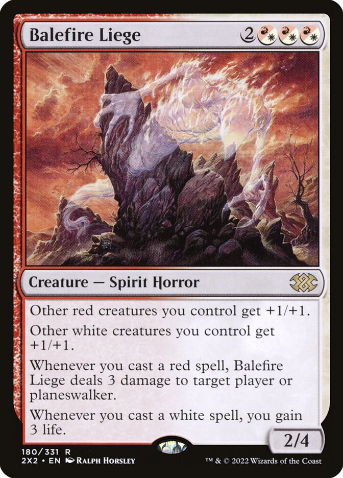 Balefire Liege – Rare Magic: The Gathering card from Double Masters 2022 (#180)