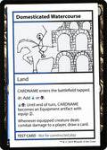 Domesticated Watercourse – Rare Magic: The Gathering card from Mystery Booster Playtest Cards 2021 (#114)