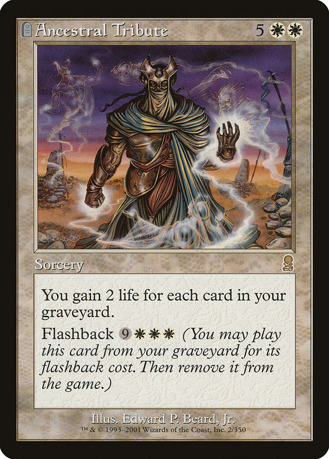 Ancestral Tribute – Rare Magic: The Gathering card from Odyssey (#2)