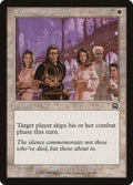 Moment of Silence – Common Magic: The Gathering card from Mercadian Masques (#28)
