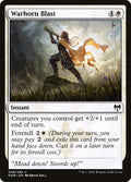Warhorn Blast – Common Magic: The Gathering card from Kaldheim (#38)
