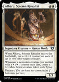 Alharu, Solemn Ritualist – Uncommon Magic: The Gathering card from Commander Masters (#8)