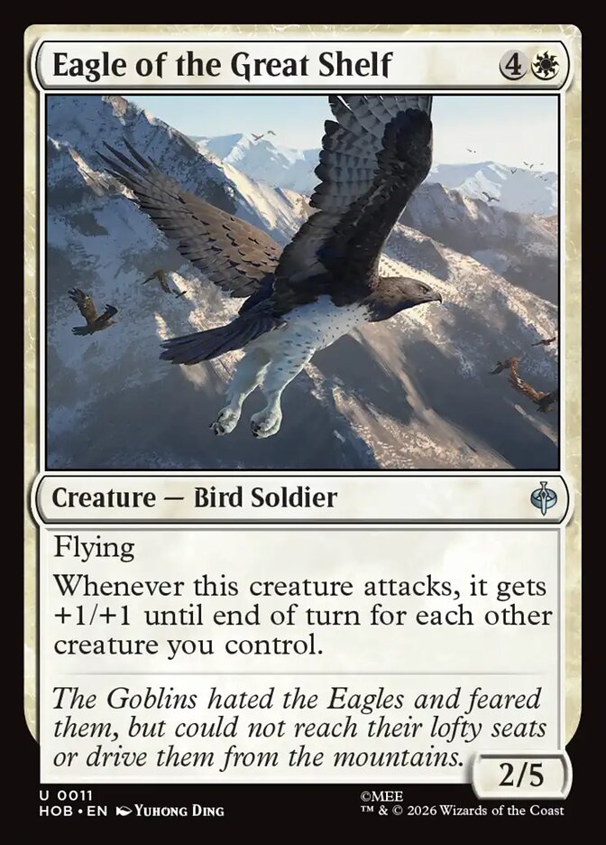 Eagle of the Great Shelf – Uncommon Magic: The Gathering card from The Hobbit (#11)