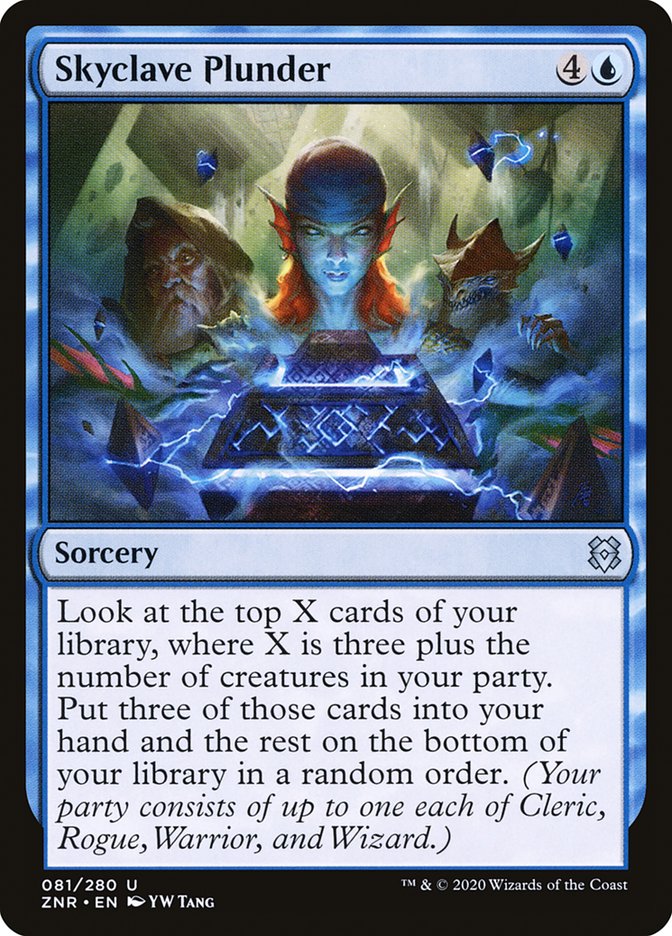 Skyclave Plunder – Uncommon Magic: The Gathering card from Zendikar Rising (#81)