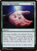 Giant Opportunity – Uncommon Magic: The Gathering card from Throne of Eldraine (#159)