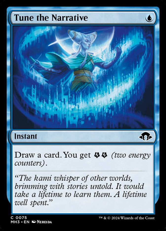 Tune the Narrative – Common Magic: The Gathering card from Modern Horizons 3 (#75)